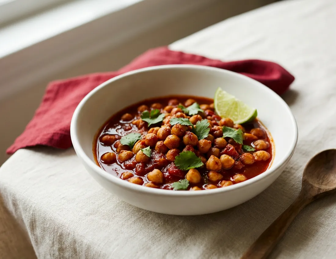 Spiced Chickpea & Tomato Stew
